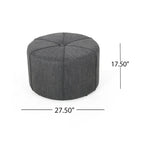 Pouf rond rembourré Birdsong par