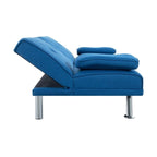 Collection ultime de canapés futons : Canapé futon avec accoudoirs et porte-gobelets, Canapé capitonné avec pieds en bois