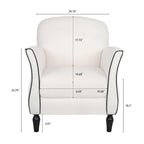 Fauteuils d'appoint modernes pour le salon