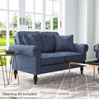 Canapé deux places Igny en chenille traditionnelle avec coussins multiples par Furniture of America
