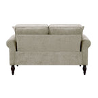 Canapé deux places Igny en chenille traditionnelle avec coussins multiples par Furniture of America