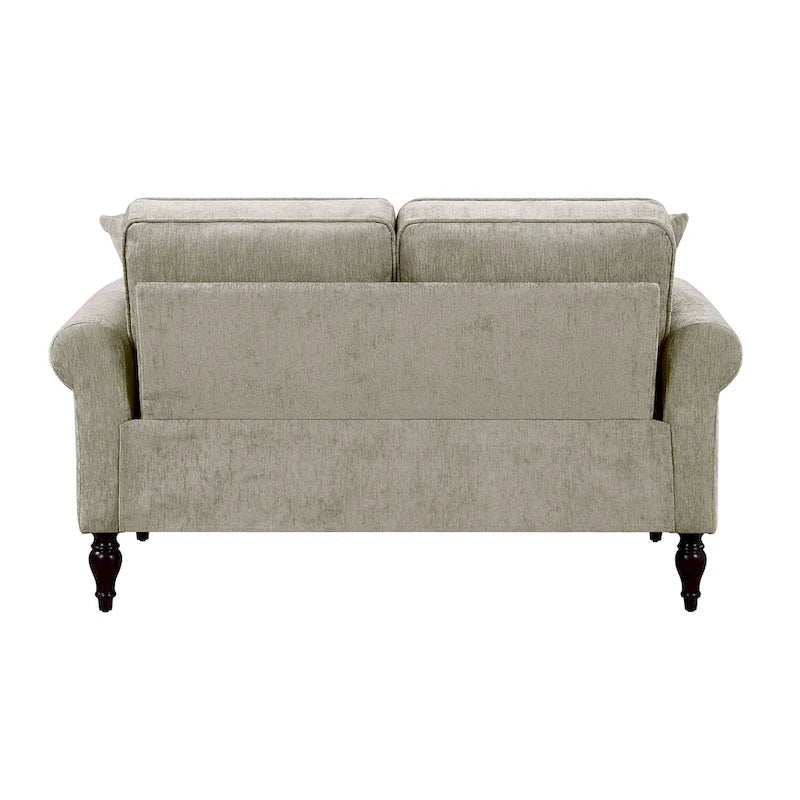Canapé deux places Igny en chenille traditionnelle avec coussins multiples par Furniture of America