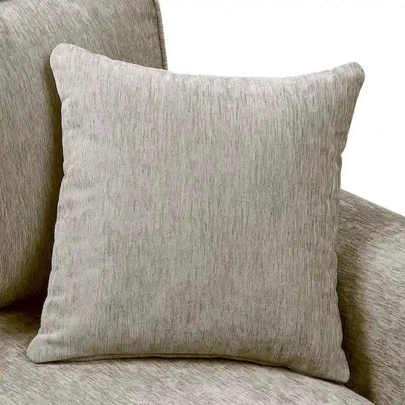 Canapé deux places Igny en chenille traditionnelle avec coussins multiples par Furniture of America