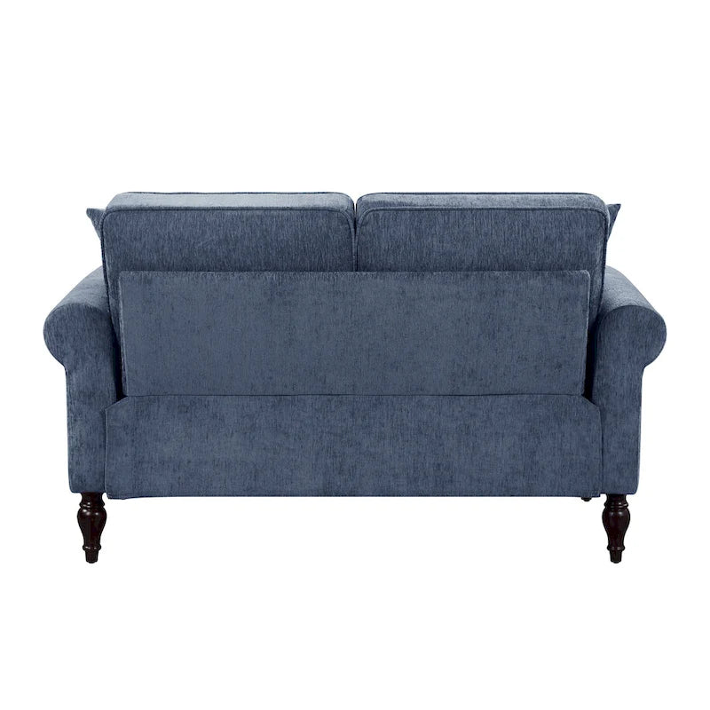 Canapé deux places Igny en chenille traditionnelle avec coussins multiples par Furniture of America