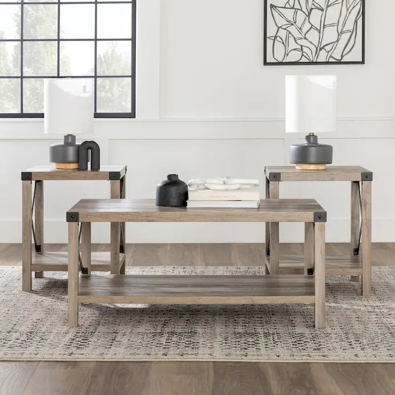 Ensemble table basse et tables d'appoint 3 pièces Middlebrook
