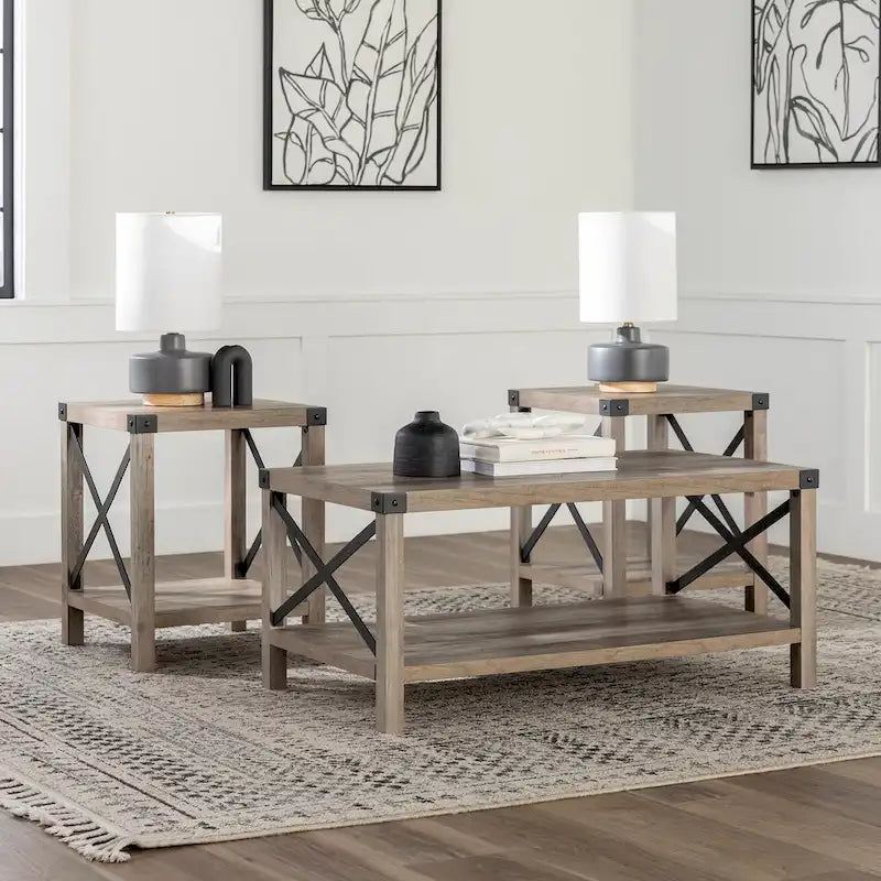 Ensemble table basse et tables d'appoint 3 pièces Middlebrook