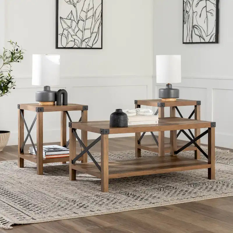 Ensemble table basse et tables d'appoint 3 pièces Middlebrook