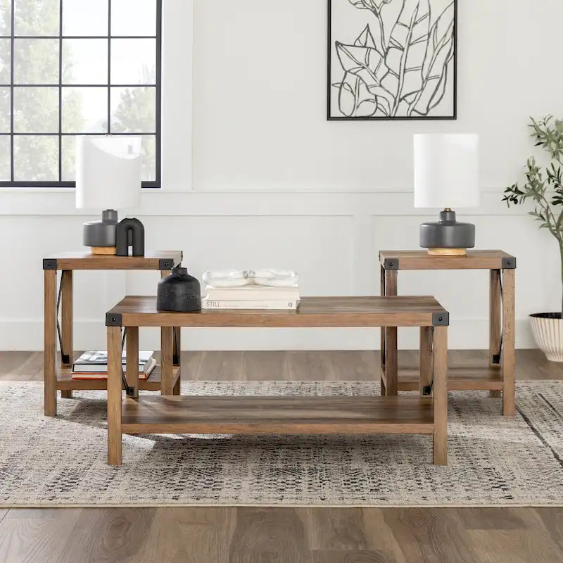 Ensemble table basse et tables d'appoint 3 pièces Middlebrook