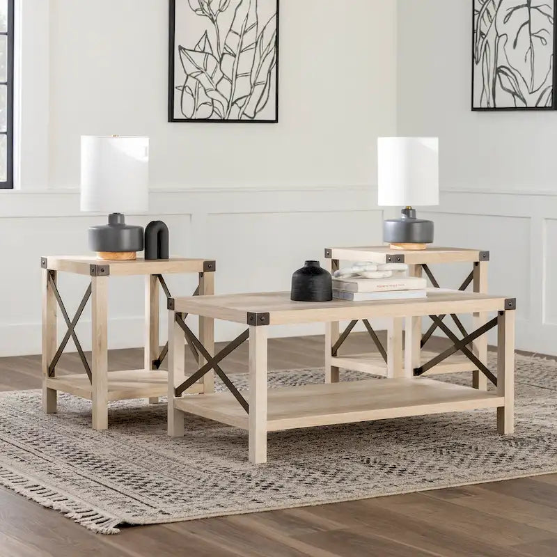 Ensemble table basse et tables d'appoint 3 pièces Middlebrook
