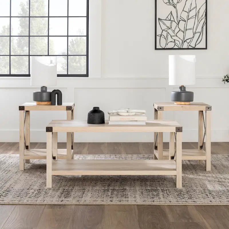 Ensemble table basse et tables d'appoint 3 pièces Middlebrook
