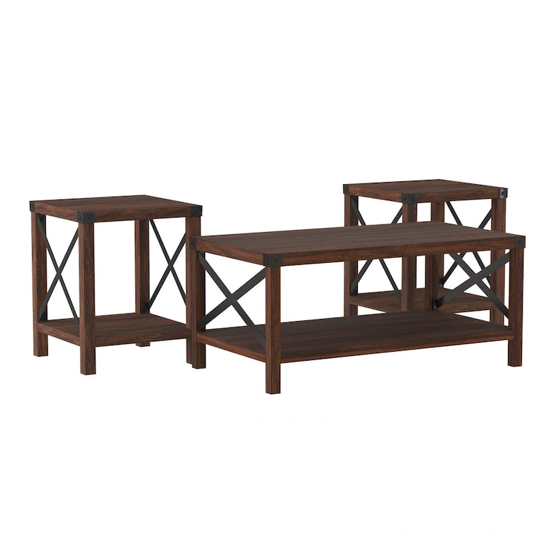 Ensemble table basse et tables d'appoint 3 pièces Middlebrook