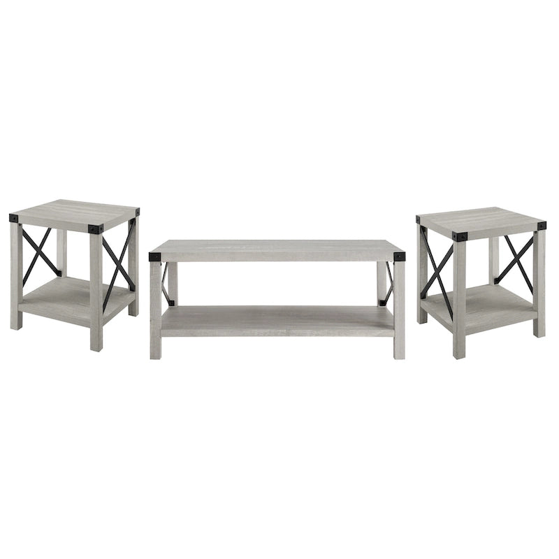 Ensemble table basse et tables d'appoint 3 pièces Middlebrook