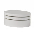 Petite table basse ovale pivotante Mod par