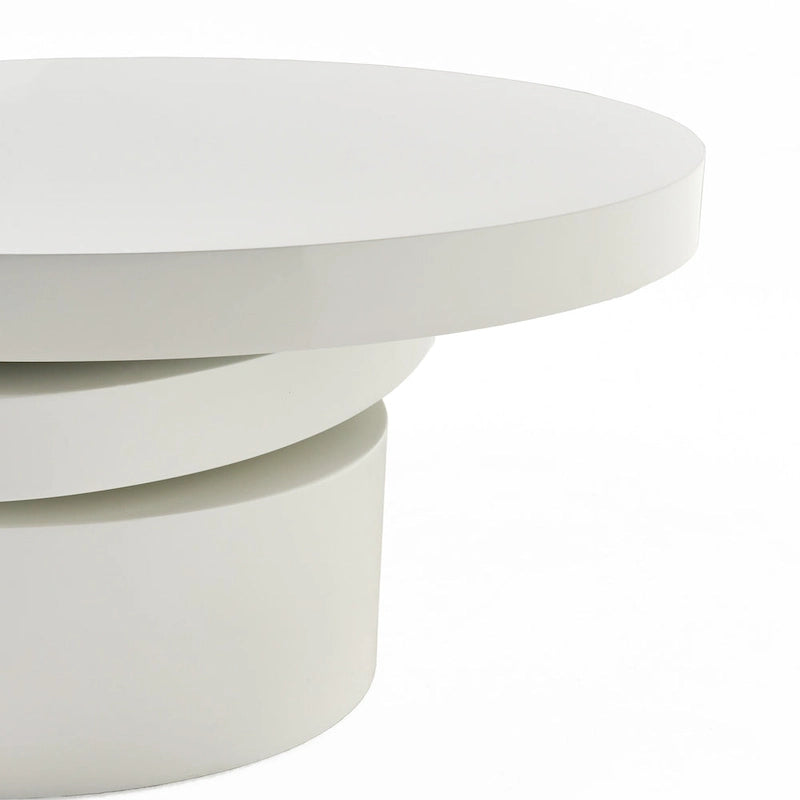 Petite table basse ovale pivotante Mod par