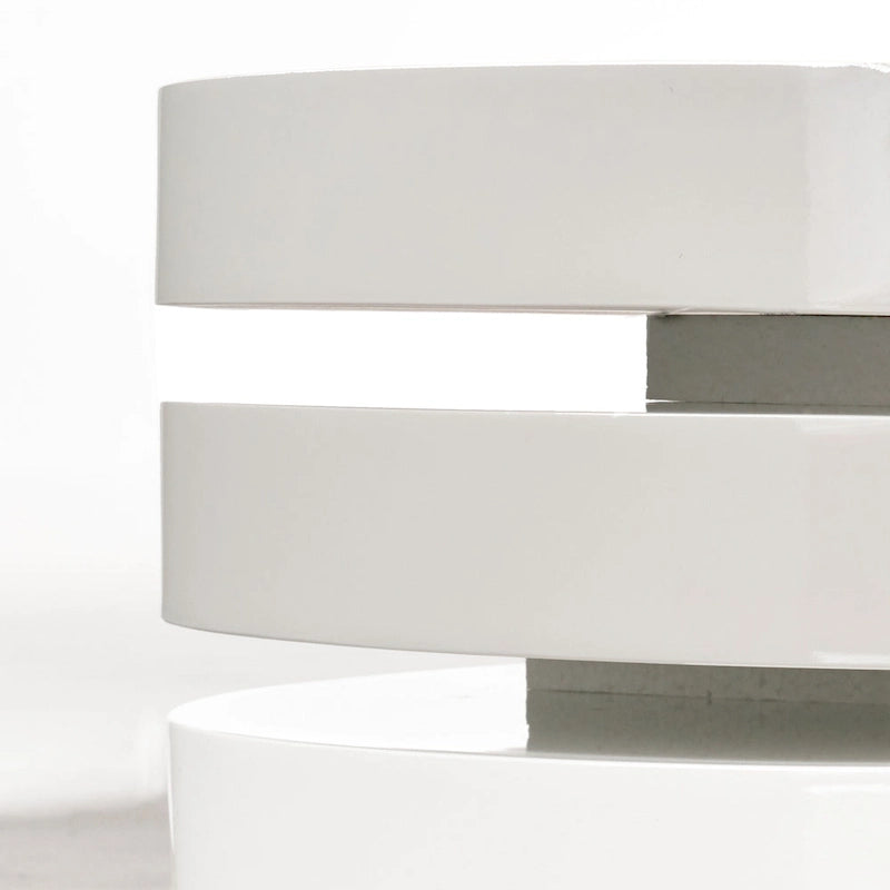 Petite table basse ovale pivotante Mod par