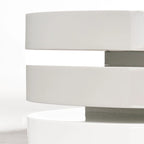 Petite table basse ovale pivotante Mod par