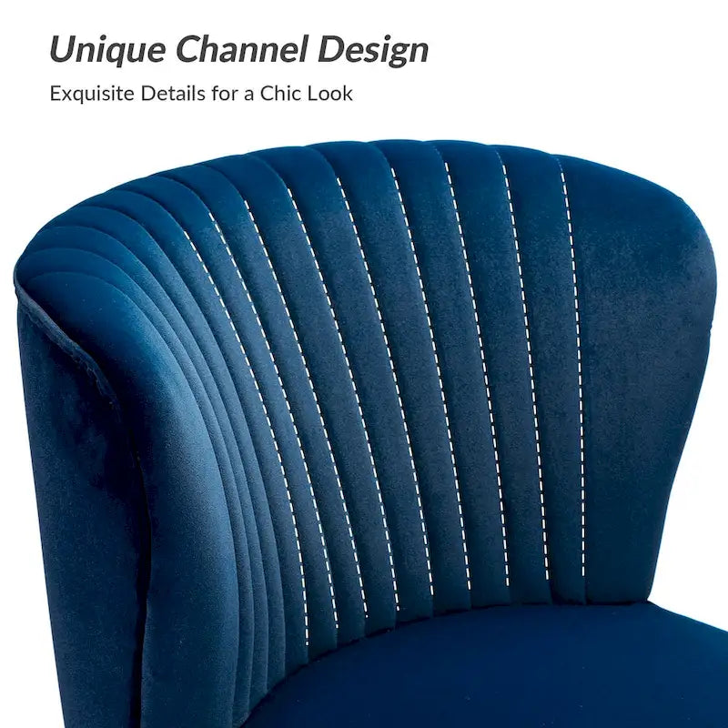Monica, fauteuil d'appoint moderne capitonné 22W avec pieds dorés par