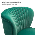 Monica, fauteuil d'appoint moderne capitonné 22W avec pieds dorés par