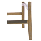 Tabouret de comptoir Madison Park Blaine crème/rotin naturel recyclé
