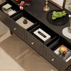 Commode de luxe multi-tiroirs en MDF : solution de rangement moderne pour la maison