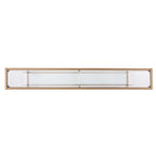 Table console étroite SEI Furniture Grant avec étagère en verre