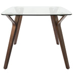 Table à manger carrée Folia style moderne du milieu du siècle
