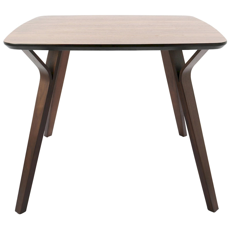 Table à manger carrée Folia style moderne du milieu du siècle