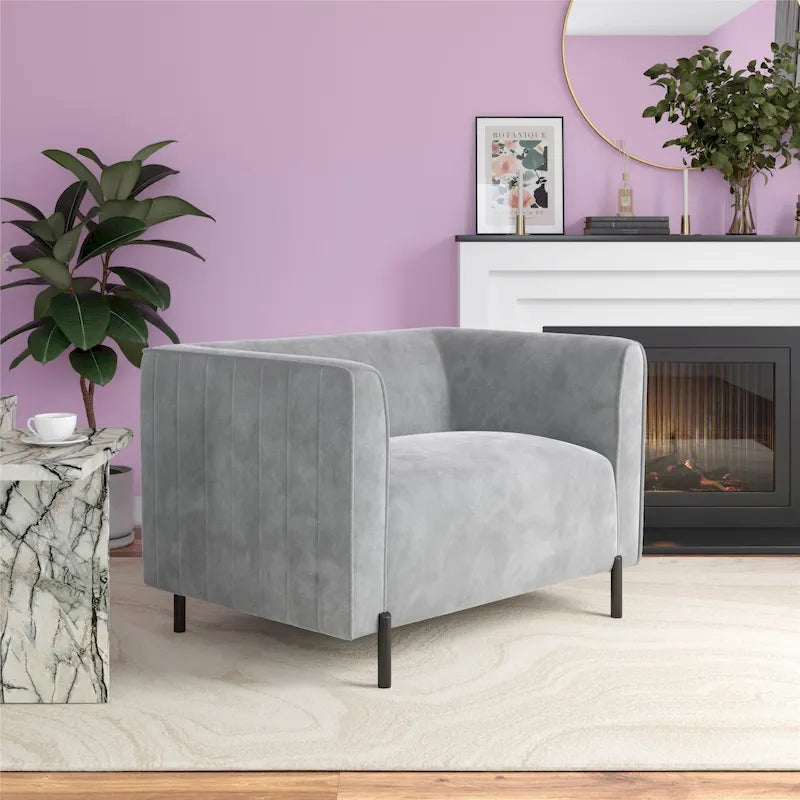Fauteuil d'appoint rembourré une place et demie CosmoLiving Blair