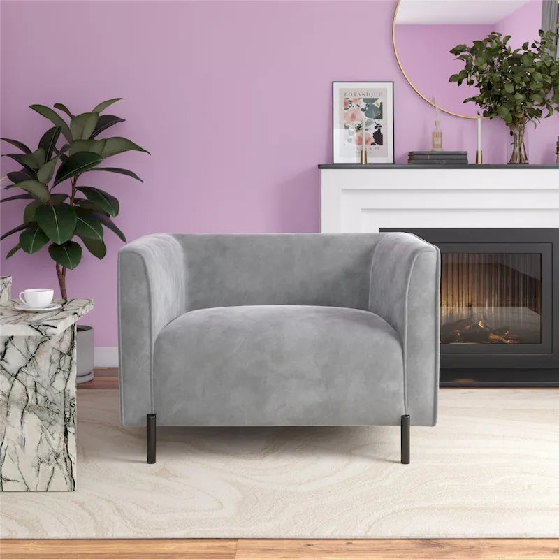 Fauteuil d'appoint rembourré une place et demie CosmoLiving Blair