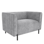 Fauteuil d'appoint rembourré une place et demie CosmoLiving Blair