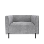 Fauteuil d'appoint rembourré une place et demie CosmoLiving Blair