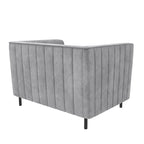 Fauteuil d'appoint rembourré une place et demie CosmoLiving Blair