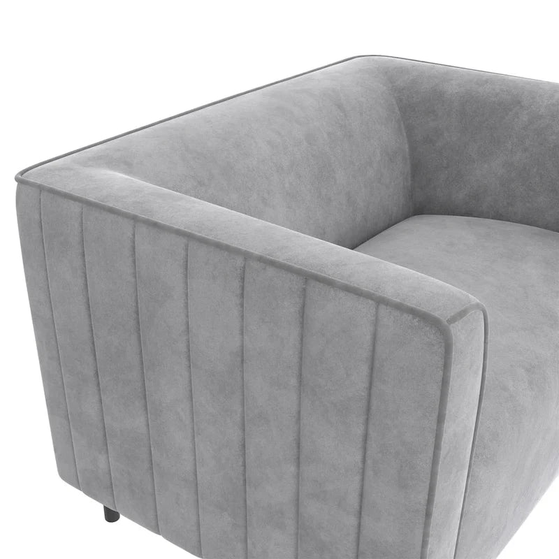 Fauteuil d'appoint rembourré une place et demie CosmoLiving Blair