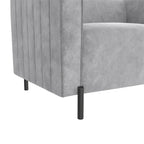Fauteuil d'appoint rembourré une place et demie CosmoLiving Blair
