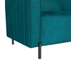 Fauteuil d'appoint rembourré une place et demie CosmoLiving Blair