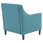 Fauteuil Club Confortable avec Repose-pieds et Oreiller
