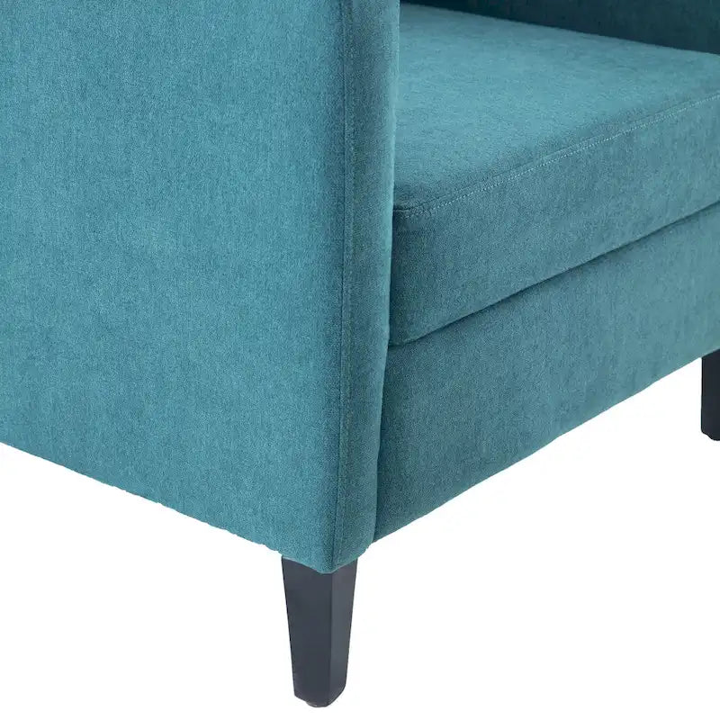 Fauteuil Club Confortable avec Repose-pieds et Oreiller