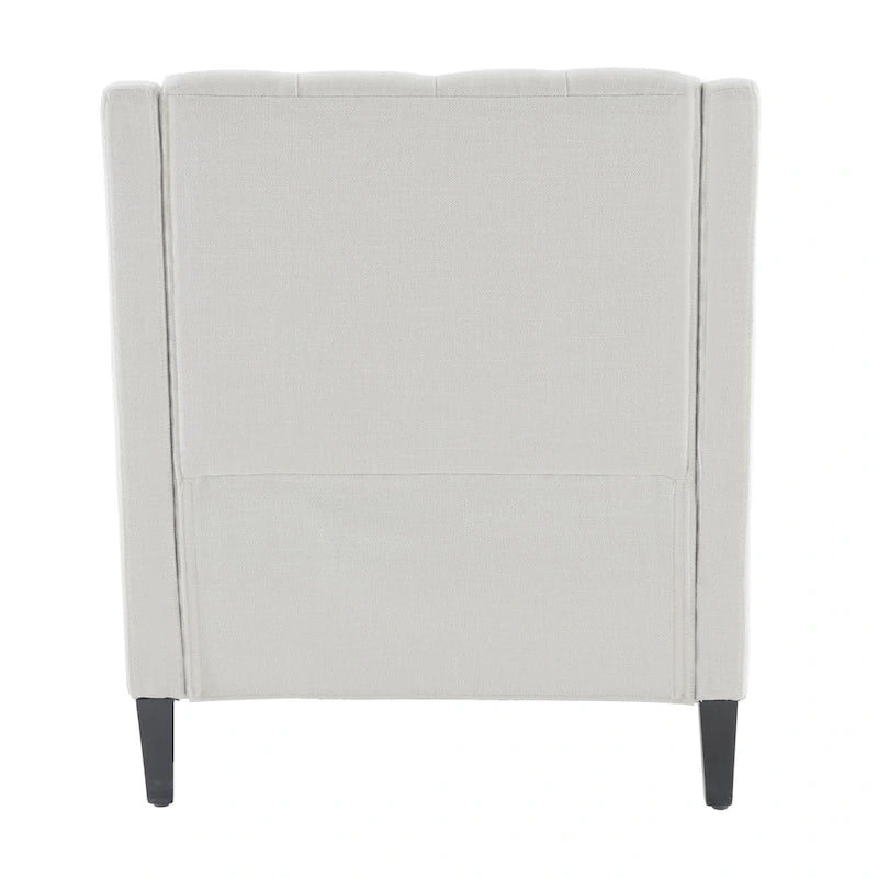 Fauteuil Club Confortable avec Repose-pieds et Oreiller