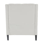 Fauteuil Club Confortable avec Repose-pieds et Oreiller
