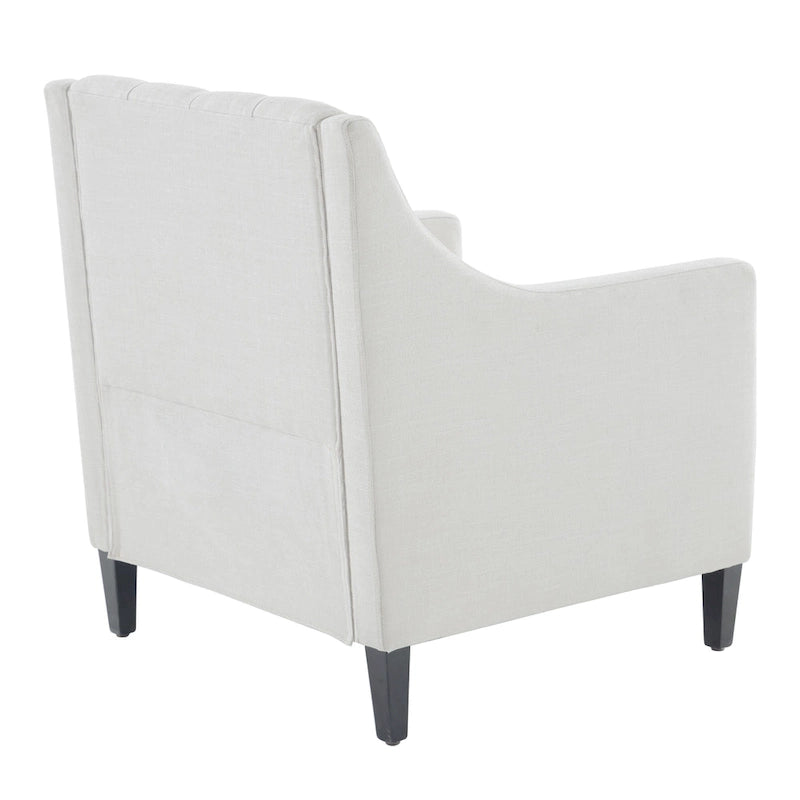 Fauteuil Club Confortable avec Repose-pieds et Oreiller