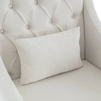 Fauteuil Club Confortable avec Repose-pieds et Oreiller