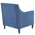 Fauteuil Club Confortable avec Repose-pieds et Oreiller