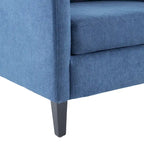 Fauteuil Club Confortable avec Repose-pieds et Oreiller