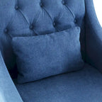 Fauteuil Club Confortable avec Repose-pieds et Oreiller