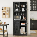 Meuble de bar pour alcools et verres, armoire de cuisine-salle à manger avec porte-bouteilles