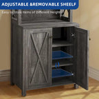 Meuble de bar pour alcools et verres, armoire de cuisine-salle à manger avec porte-bouteilles