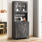 Meuble de bar pour alcools et verres, armoire de cuisine-salle à manger avec porte-bouteilles