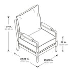 Chaise Eliza Spindle