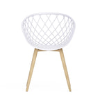 Kurv Lot de 2 Chaises de salle à manger et d'appoint intérieures/extérieures