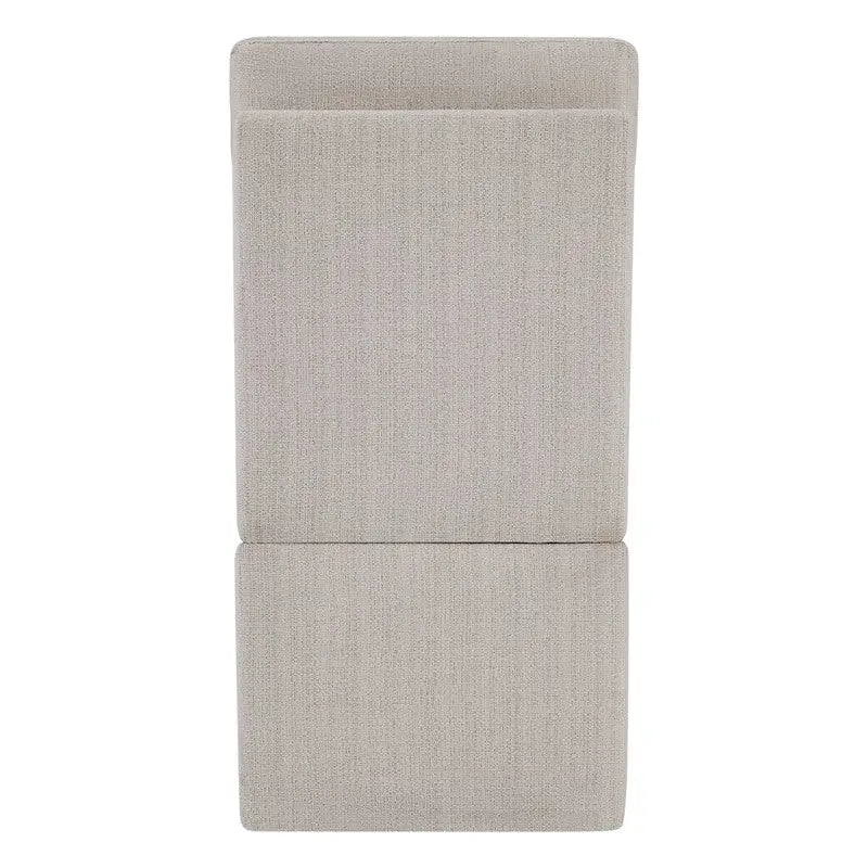 Chaise de salle à manger Nathan avec roulettes et rangement, lot de 2 - S/O